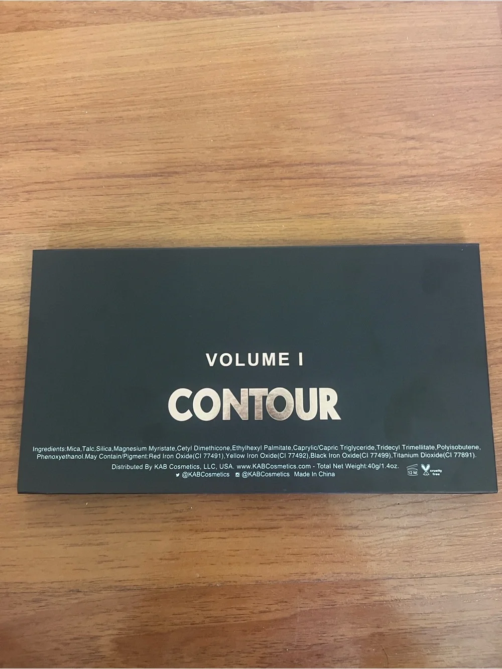 KAB Cosmetics Volume 1 Contour Face Powder Palette